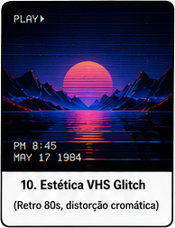 Estética VHS Glitch