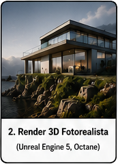 Render 3D Fotorealista