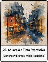 Aquarela e Tinta Expressiva