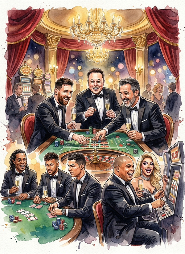 Imagem do prompt Cassino