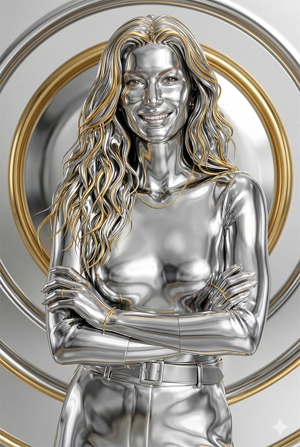 Imagem do prompt Cromo_e_ouro