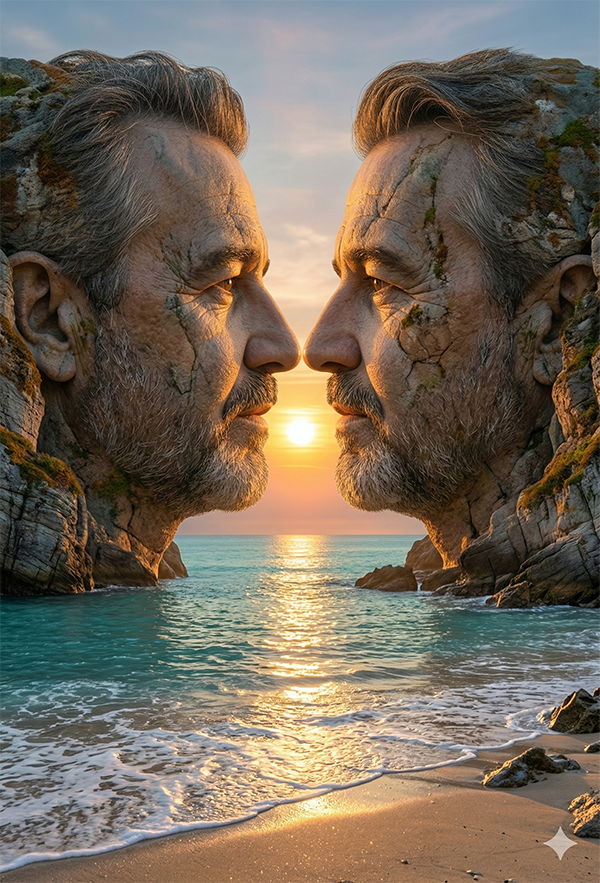 Imagem do prompt Dupla_no_mar