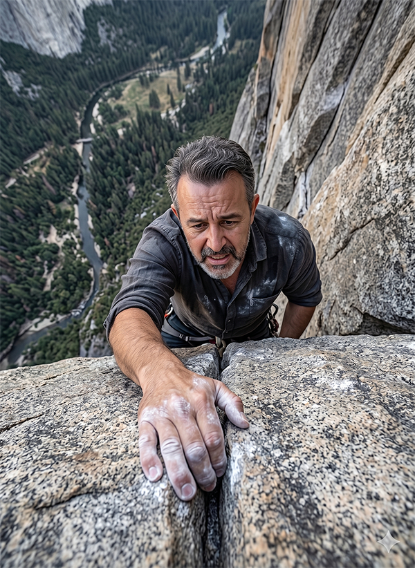 Imagem do prompt Escalada