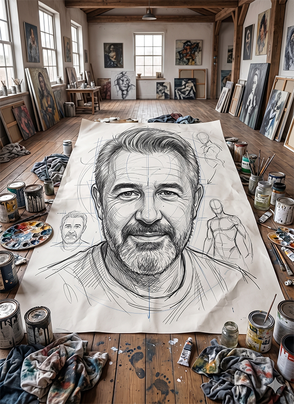 Imagem do prompt Estudio_de_pintura