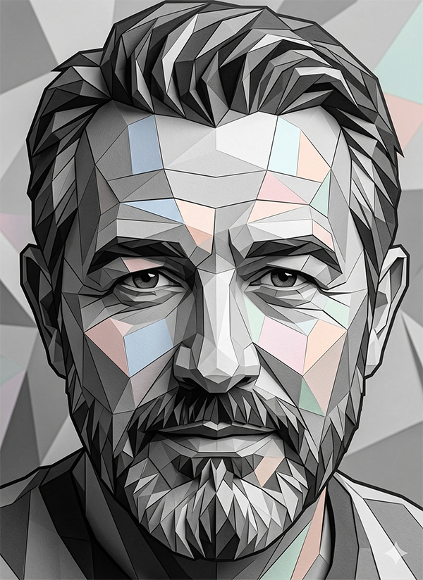 Imagem do prompt Facetas_geometricas