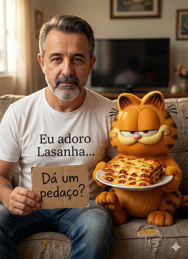 Imagem do prompt Garfield