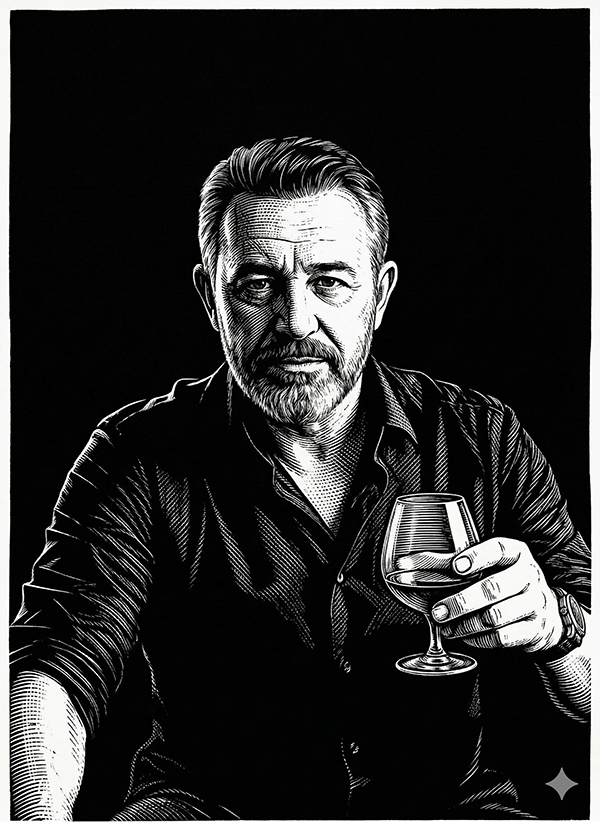 Imagem do prompt Linogravura