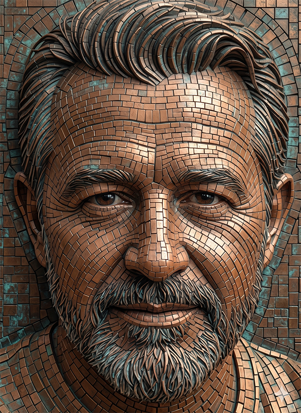 Imagem do prompt Mosaico_cobre