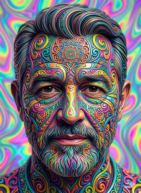 Imagem do prompt Psicodelico