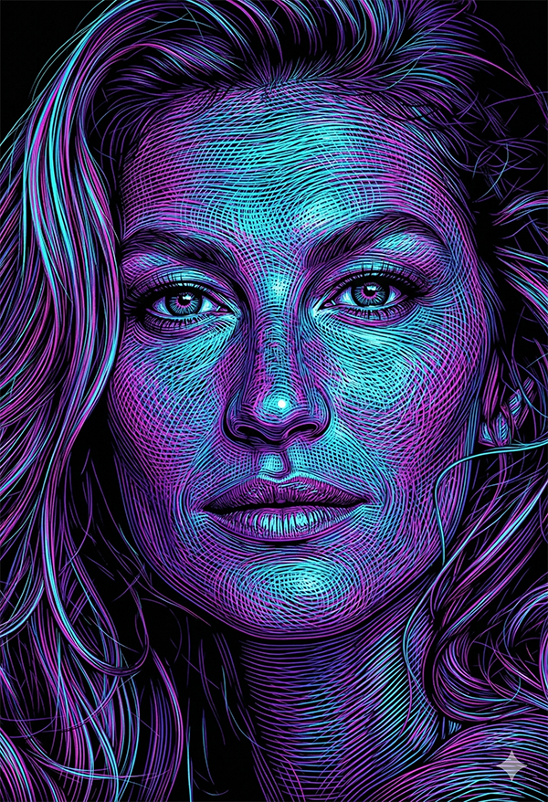 Imagem do prompt Scratchboard