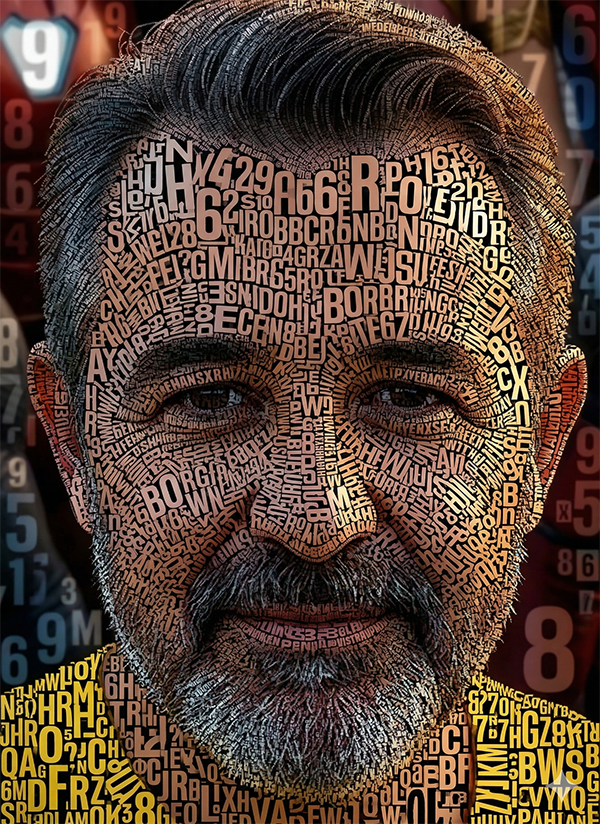 Imagem do prompt Tipografia