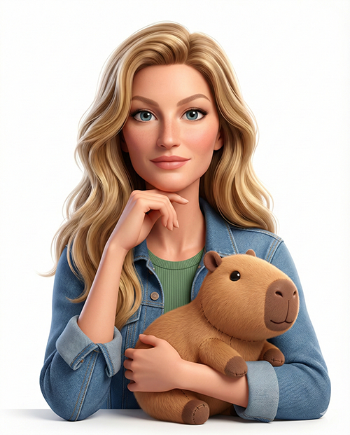 Imagem do prompt Capivara