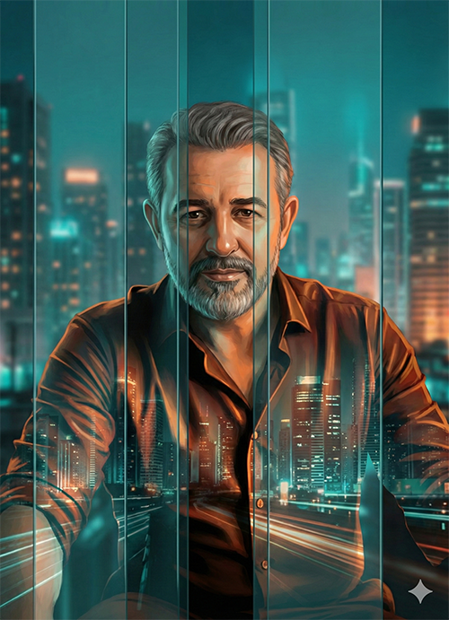 Imagem do prompt Cyberpunk_vidro