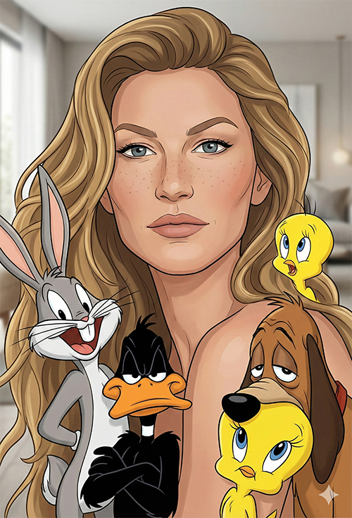 Imagem do prompt Desenho_looney