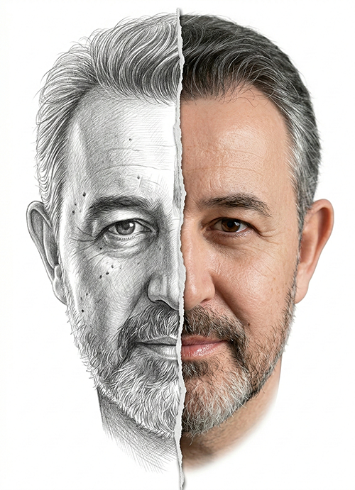 Imagem do prompt Meio_a_meio