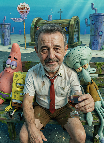 Imagem do prompt Old_bob_sponja