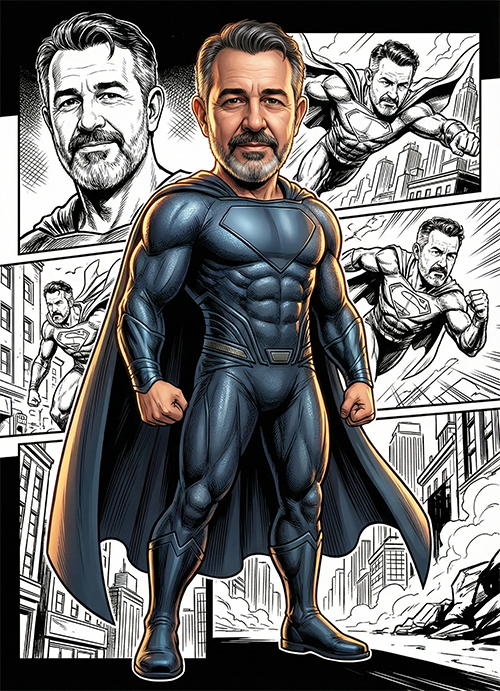 Imagem do prompt Quadrinhos