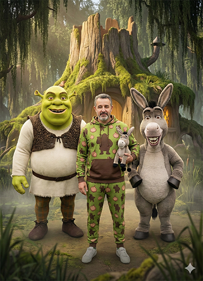 Imagem do prompt Shrek