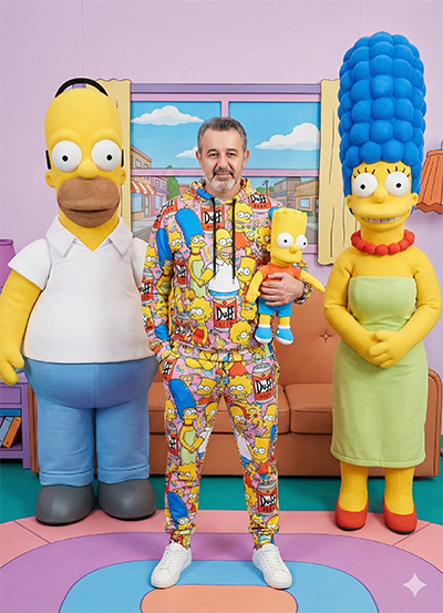 Imagem do prompt Simpsons