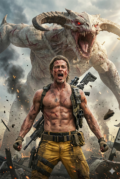 Imagem do prompt Blockbuster