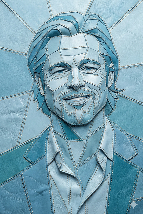 Imagem do prompt Couro_azul