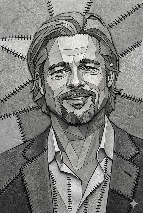 Imagem do prompt Couro_cinza