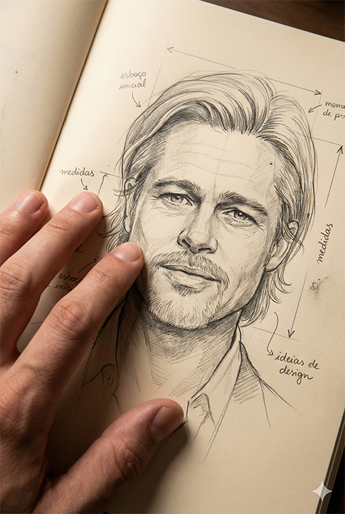 Imagem do prompt Esboco