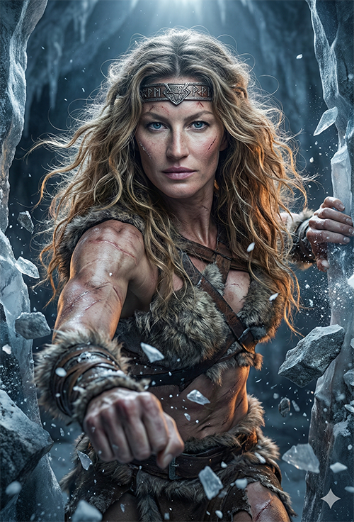 Imagem do prompt Guerreiro_no_gelo