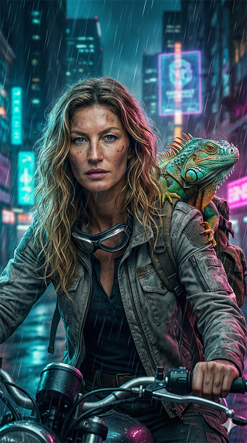 Imagem do prompt Iguana