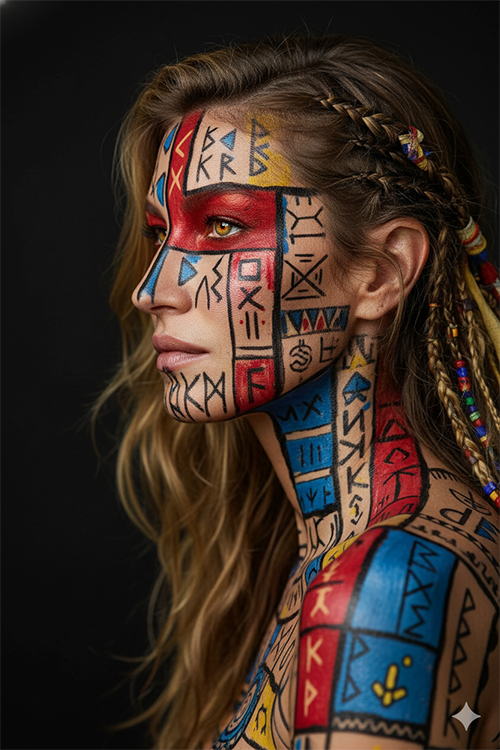 Imagem do prompt Indigena