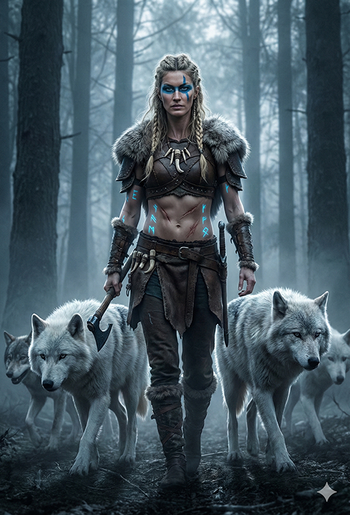 Imagem do prompt Lobos