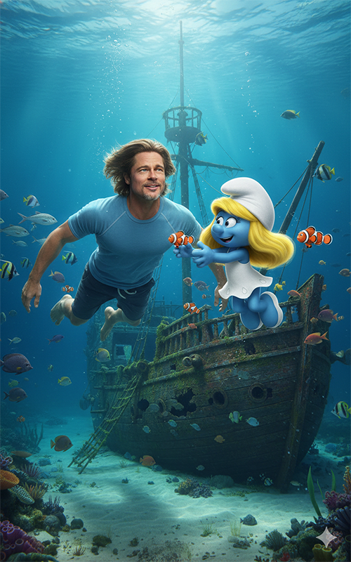 Imagem do prompt Mergulho