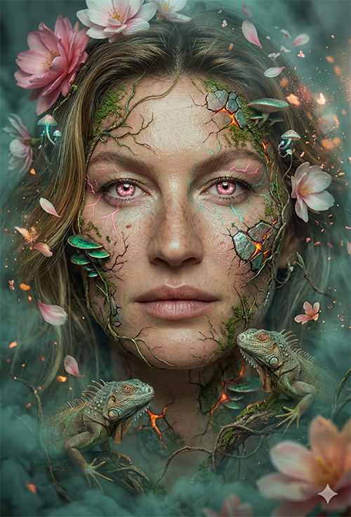 Imagem do prompt Pequenas_iguanas