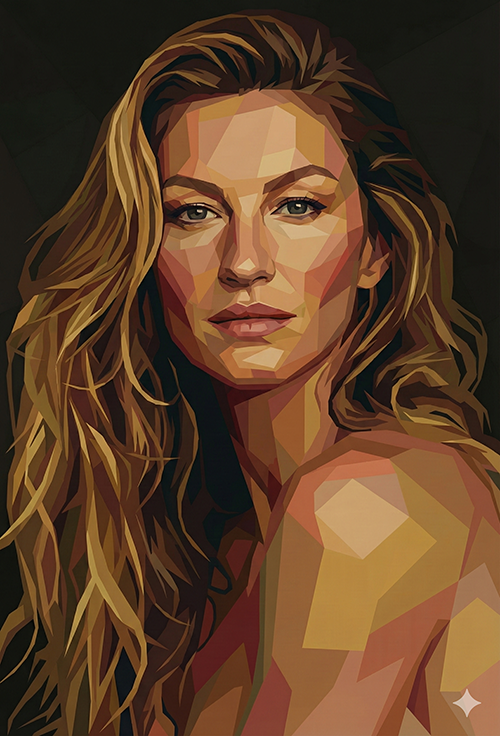 Imagem do prompt Poligonal