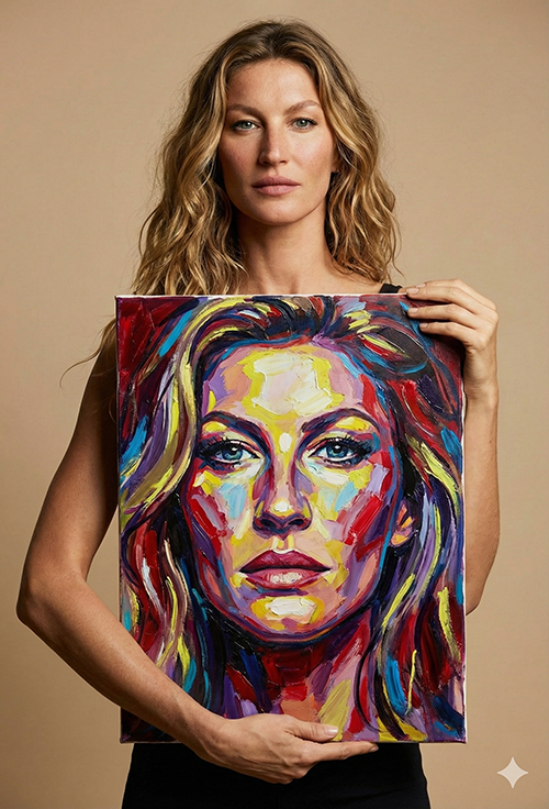 Imagem do prompt Segurando_cubista