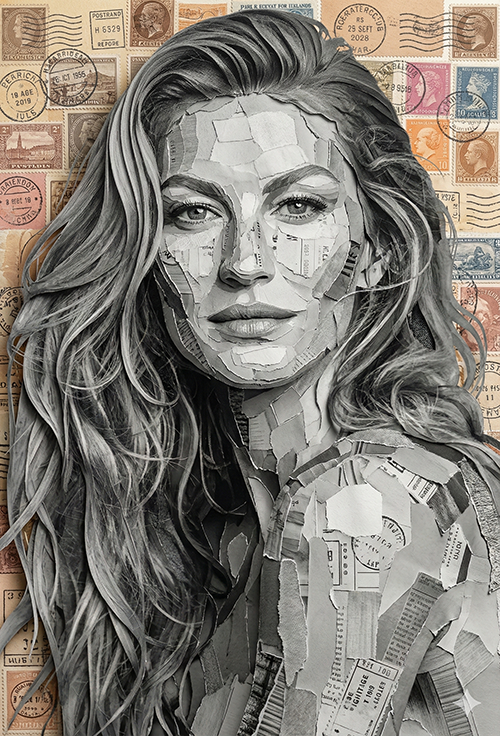 Imagem do prompt Selos_grayscale