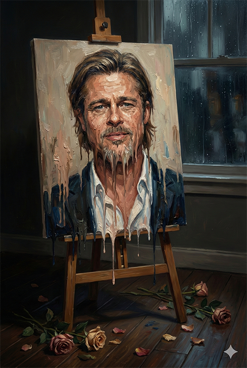 Imagem do prompt Tela_escorrendo