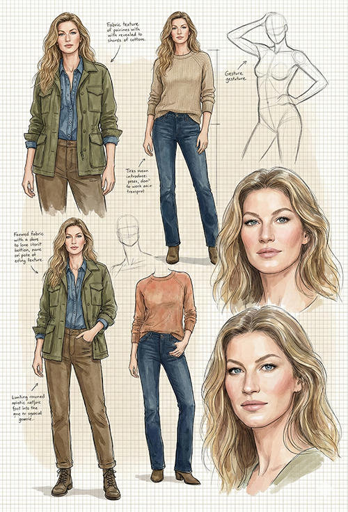 Imagem do prompt Watercolour_fashion