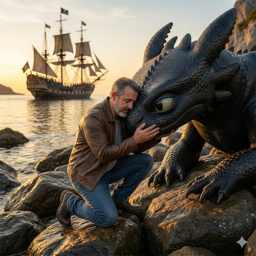 Imagem do prompt Dragao