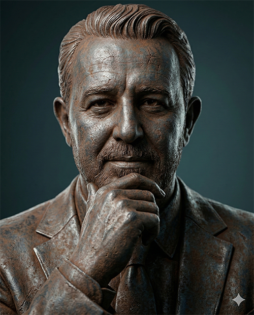 Imagem do prompt Estatua_metal_velho