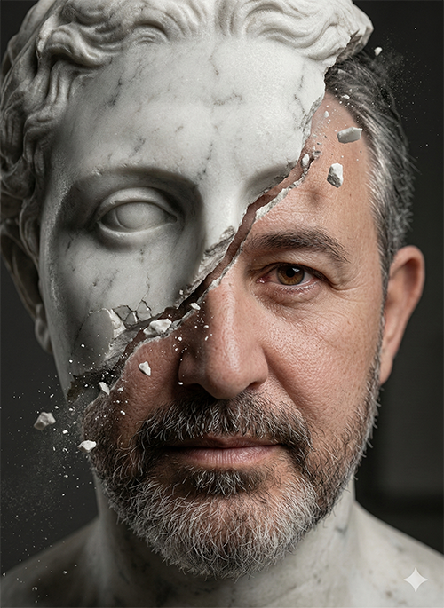 Imagem do prompt Meia_estatua