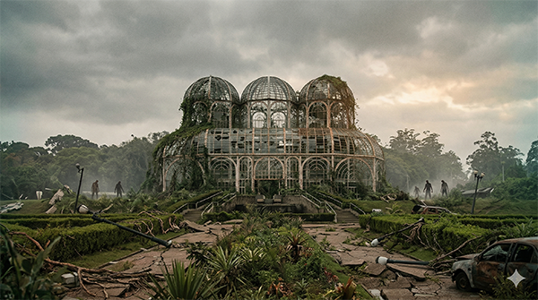 Imagem do prompt Mundo_pos_apocalipse_zumbi