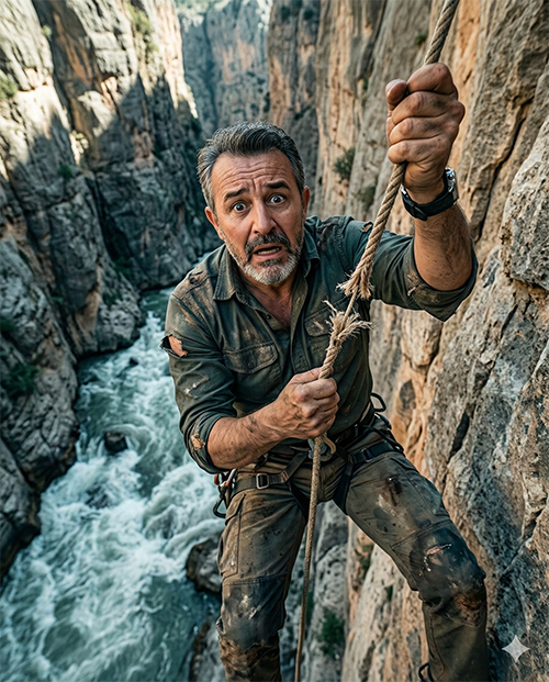 Imagem do prompt Por_um_fio