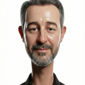 Imagem do prompt Caricatura_pintura_create stylized caricature portrait based