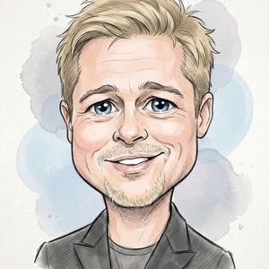 Imagem do prompt Caricatura_pintura_uploaded reference photo only absolute