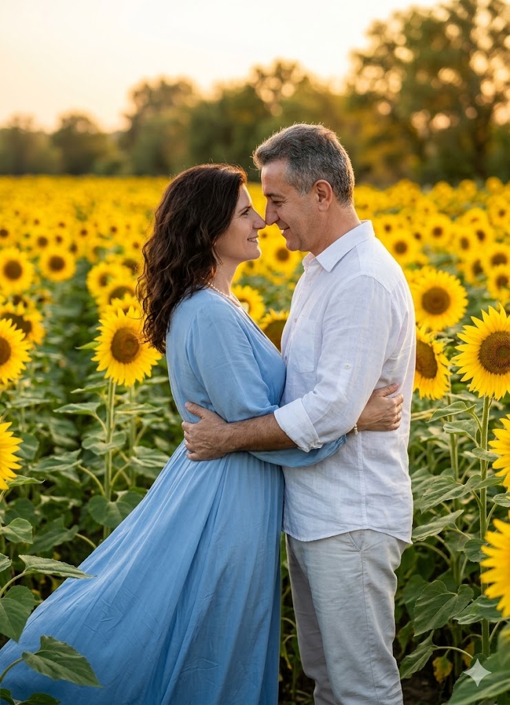 Imagem do prompt Casal_girassol