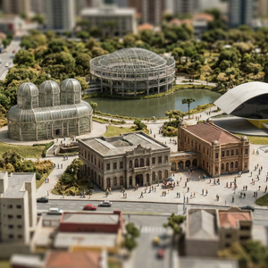 Imagem do prompt Cidades_create ultrarealistic miniature scene representing