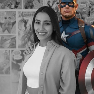 Imagem do prompt Cinema_cutoutpessoacapitaoamerica