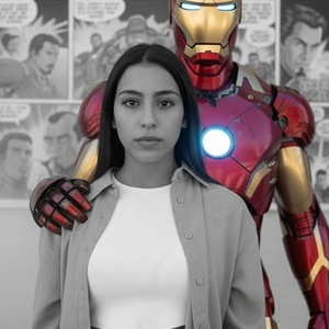 Imagem do prompt Cinema_cutoutpessoaironman