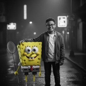 Imagem do prompt Cinema_fullbody cinematic blackandwhite portrait featuring